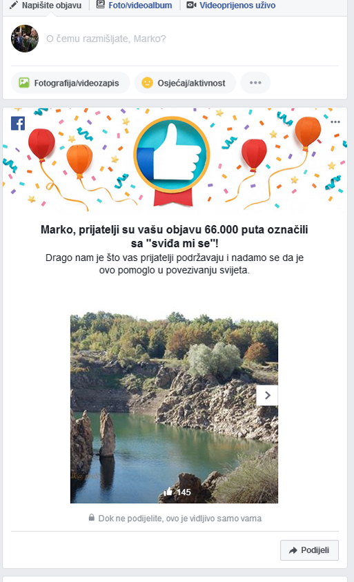 Današnja slika je dobra poruka sa 66 tisuća lajkova                                                                                                                                                                                                       